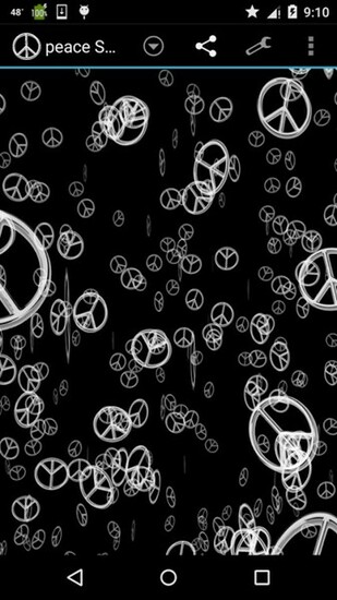 Peace Sign Storm 3d Wallpaper Android Apps On Google Play
