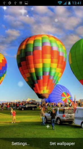Go To New Heights With Balloons Live Wallpaper App Feel
