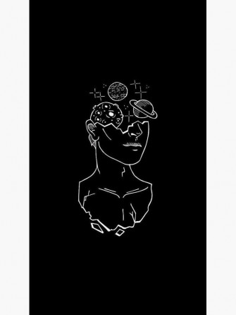 Trippy Dark Aesthetic Wallpaper Magnet By Langa23