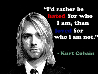 Kurt Cobain Quotes High Quality Wallpaper Desktop
