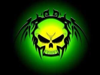 Cool Flaming Skull Wallpaper Background HD