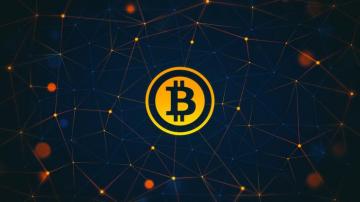 Abstract Bitcoin Widescreen Wallpaper