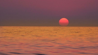 Sunset At Ibiza Spain Background Lloop Stock Video Footage