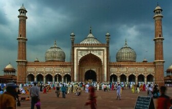Jama Masjid Delhi Wallpaper Islamic Kaaba Madina