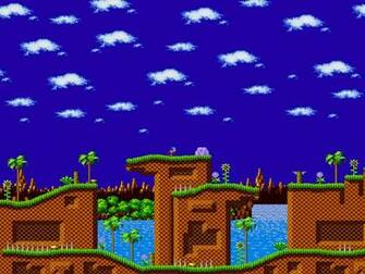 Sonic Green Hills Hill Zone Bg By Insanesonikkufan On
