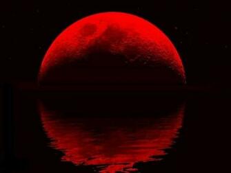 Blood Red Moon Wallpaper