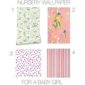 Baby Girl Nursery Wallpaper Oh