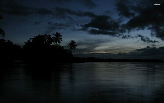 Lagoon At Night Wallpaper Beach