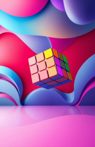3d Wallpaper Rubix Cube