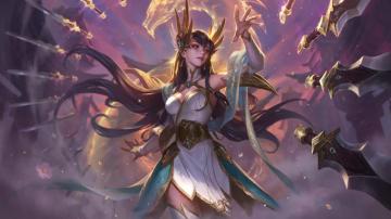 Wallpaper 4k Divine Sword Irelia Lol Splash Art League Of Legends