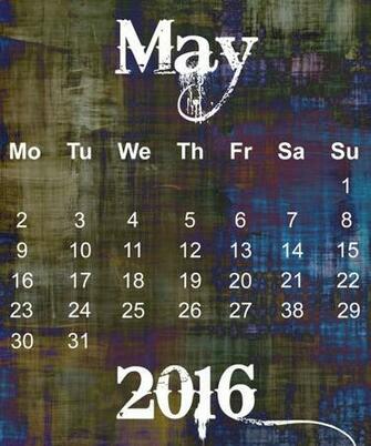 May Grunge Calendar Stock Photo HD Public Domain Pictures