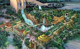 Universal Studios Jurassic Park Ride Original Artwork