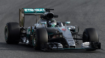 Car Race F1 Hybrid Mercedes Amg W07