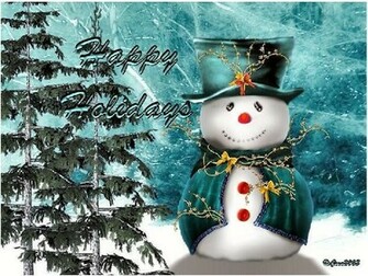 Snowman Wallpaper