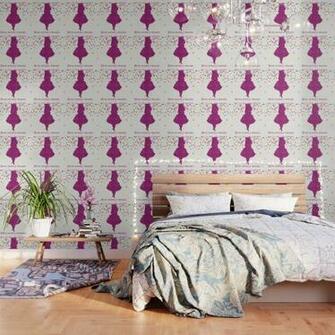 Pink Glitter And Confetti Bonkers Wallpaper By Peggieprints Society6