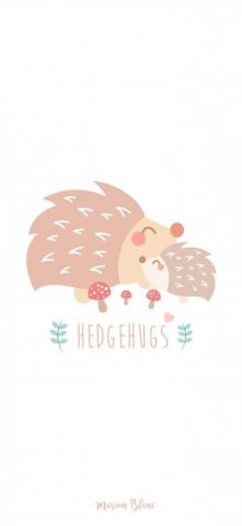 Hedgehogs iPhone Wallpaper
