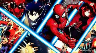 Mix Anime Dc Marvel Wallpaper By Josh18parker