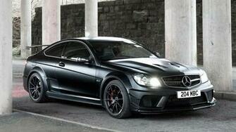 Mercedes Benz C63 Amg Coupe Black Wallpaper
