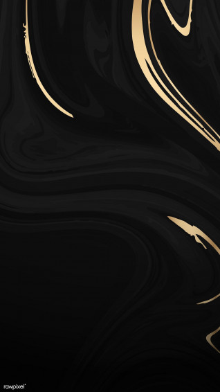 Gold And Black Fluid Patterned Mobile Phone Wallpaper Vector 4k iPhone