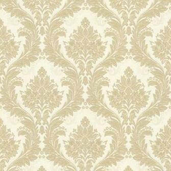 Gold Damask Mercutio Mirage Wallpaper
