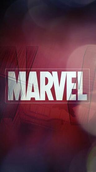 Papers Co Ai55 Marvel Logo Film Art Illust Minimal Bokeh