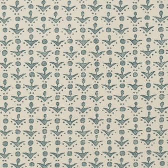 Chelsea Textiles Cupid Wallpaper In Antique Blue Essentials