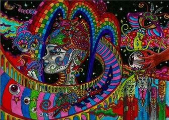 Acid Flo Traditional Art Drawings Psychedelic Open