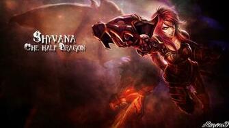 Shyvana League Of Legends HD Wallpaper Background Image