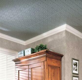 Tin Ceiling Wallpaper Paintable Tile