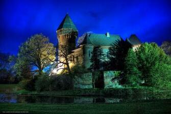 Wallpaper Castles Fortress Germany Krefeld Burg Linn