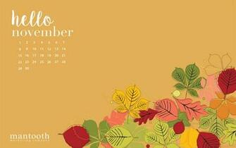 November Desktop Wallpaper The Mantooth Marketing