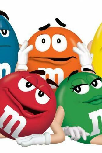 Wallpaper M And Mm Characters Chocolate Candy