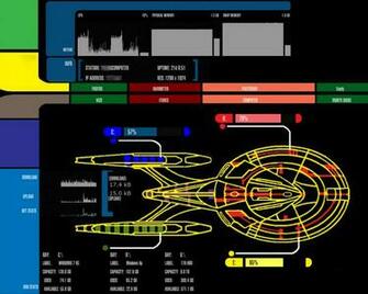 Lcars Desktop With Wallpaper By T Coder