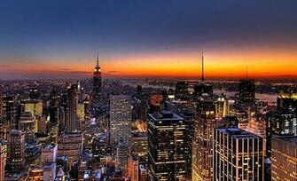 Wallpaper Manhattan Skyline HD Wide Screen