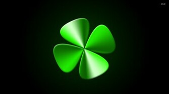 Four Leaf Clover Wallpaper Digital Art
