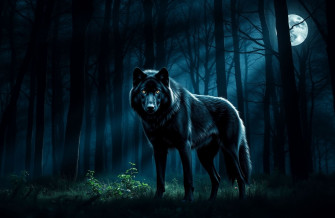 Black Wolf Wallpaper