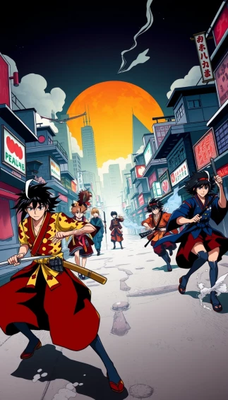Samurai Champloo Phone Wallpaper