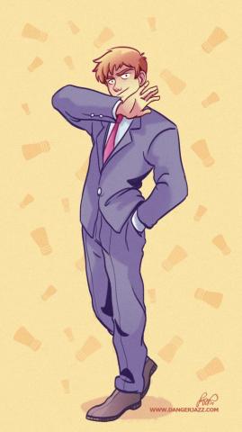 Reigen Arataka Phone Wallpaper Mob Psycho By Danger Jazz On