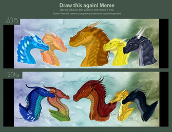 Draw This Again Meme The Dragonets Of Destiny By