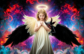Angel And Devil Wallpaper