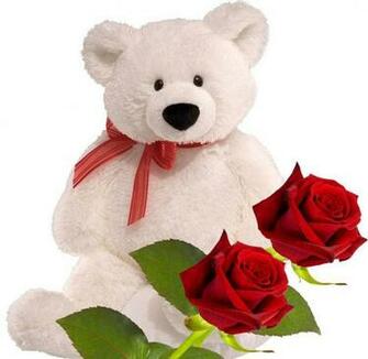 Loving Teddy Bear HD Wallpaper For Desktop