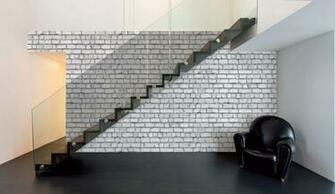 Washed Brick Mural Wallpaper
