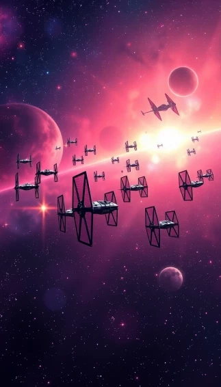 Star Wars Space Background Tie