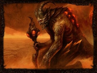 Hell Beast Disciples Renaissance Wallpaper