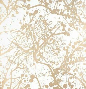 Gold And White Chevron Wallpaper
