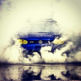 Golf R32 Burnout Volkswagen Car Gti