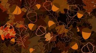 Oak Leaves And Acorns Wallpaper Vector