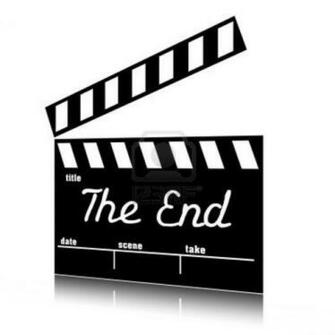 Movie Clip Art Clap Film Of Cinema The End Clapperboard Text