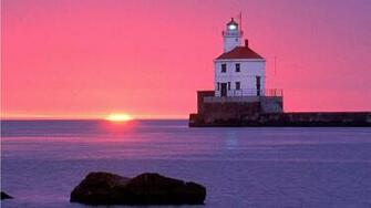 Wisconsin Point Lighthouse HD Wallpaper Widescreen