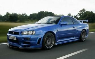 Blue Nissan Skyline Wallpaper HD In Cars Imageci